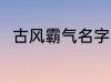 古风霸气名字 古风霸气名字有哪些