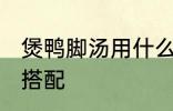 煲鸭脚汤用什么煲好 煲鸭脚汤的最佳搭配